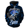 Bass Fishing Hoodie -  3D Fishing Hoodie - Bass Fishing T Shirt with hood