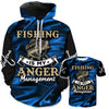 Fishing Is My Anger Management - Blue B-S