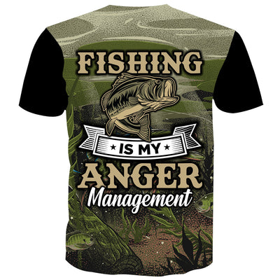 Fishing Is My Anger Management - Green