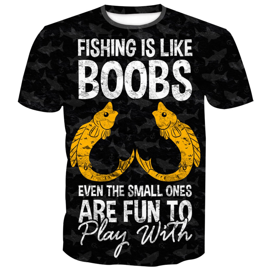 Fish Girl 3D Graphic Art Fishing T-Shirt – Guts Fishing Apparel