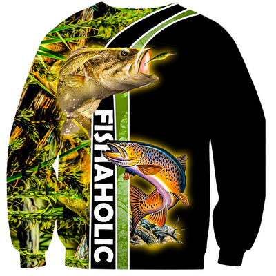 Fishaholic  design back sweater