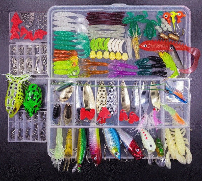 Fishing Lure Set Including Different types of Lures with Free