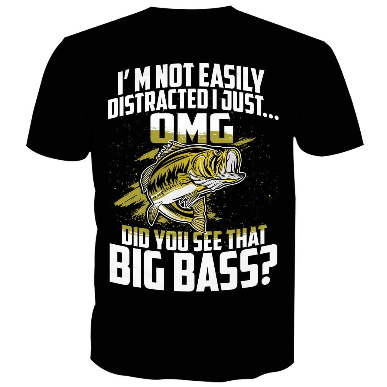 Womens Bass Fishing Short Sleeve Tshirt Printed Largemouth Fish Design Tee  Shirt for Fisherman Fisher, Multicolor, Small : : Clothing, Shoes  & Accessories
